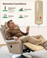 Heycool intuitive controller makes adjusting settings simple.