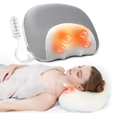 Heyelax Shiatsu neck massager with dual rotation rollers for deep tissue relief.