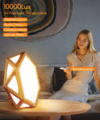 HIBOITEC UV-free therapy lamp provides safe, glare-free light for daily wellness.