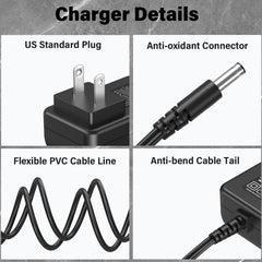 Global voltage input 100-240V, suitable for worldwide charging.