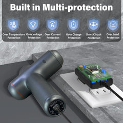 Dual-plug charger extending reach with 6 ft cord for flexible use.