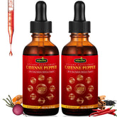 HIIHONE 10-in-1 Cayenne Drops bottle for daily wellness and digestive support