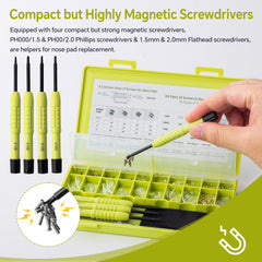 Hiketolight curved tweezers for picking small parts with control.