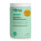 Hilma Daily Fiber and Digestive Enzymes bottle pour shows easy daily intake