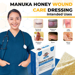 Hilom Manuka Honey Gauze Dressing 2x2 dressing sheet ideal for minor cuts.