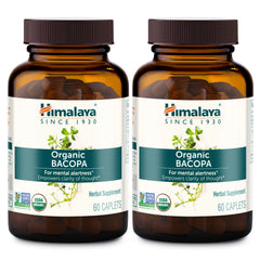 Himalaya Bacopa bottle with caplets for daily cognitive support.