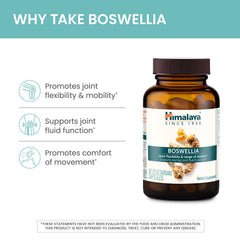 Himalaya Boswellia ingredients image focusing on Boswellia extract as key active