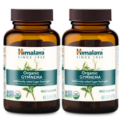 Himalaya Gymnema Sylvestre 700 mg caplets in pack supports daily glucose balance.