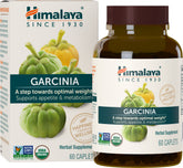 Himalaya Garcinia Cambogia bottle front showing organic label for daily wellness support