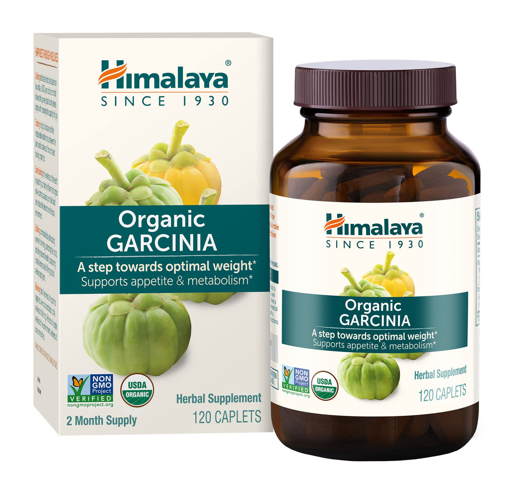 Himalaya Garcinia Cambogia caplets in a bottle for easy daily use and appetite support