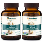 Himalaya Organic Garlic bottle front with clean label for daily wellness