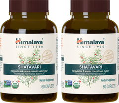 Himalaya Organic Shatavari bottle caplets for daily menstrual support