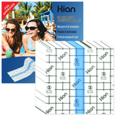 Hion tattoo aftercare bandage, transparent film, 4x4 inch coverage for visible wound monitoring.
