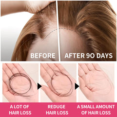 HiPlus bottle and two gummies suggest a simple daily routine for hair care.
