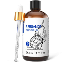 HIQILI Bergamota: aceite esencial para difusor, aroma fresco