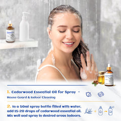 HIQILI Cedarwood oil amber bottle highlights storage and purity