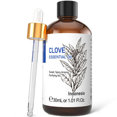 HIQILI clove oil bottle pour showcases pure aroma for daily use