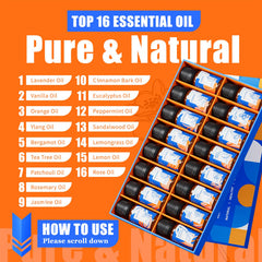 HIQILI essential oils bottles closeup highlighting labeling and pure aroma.
