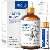 HIQILI juniper berry essential oil bottle with dropper for easy dosing