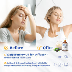 HIQILI juniper berry oil aroma with woody notes for relaxation