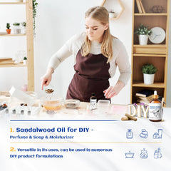 HIQILI sandalwood perfume blend idea for a long-lasting scent.