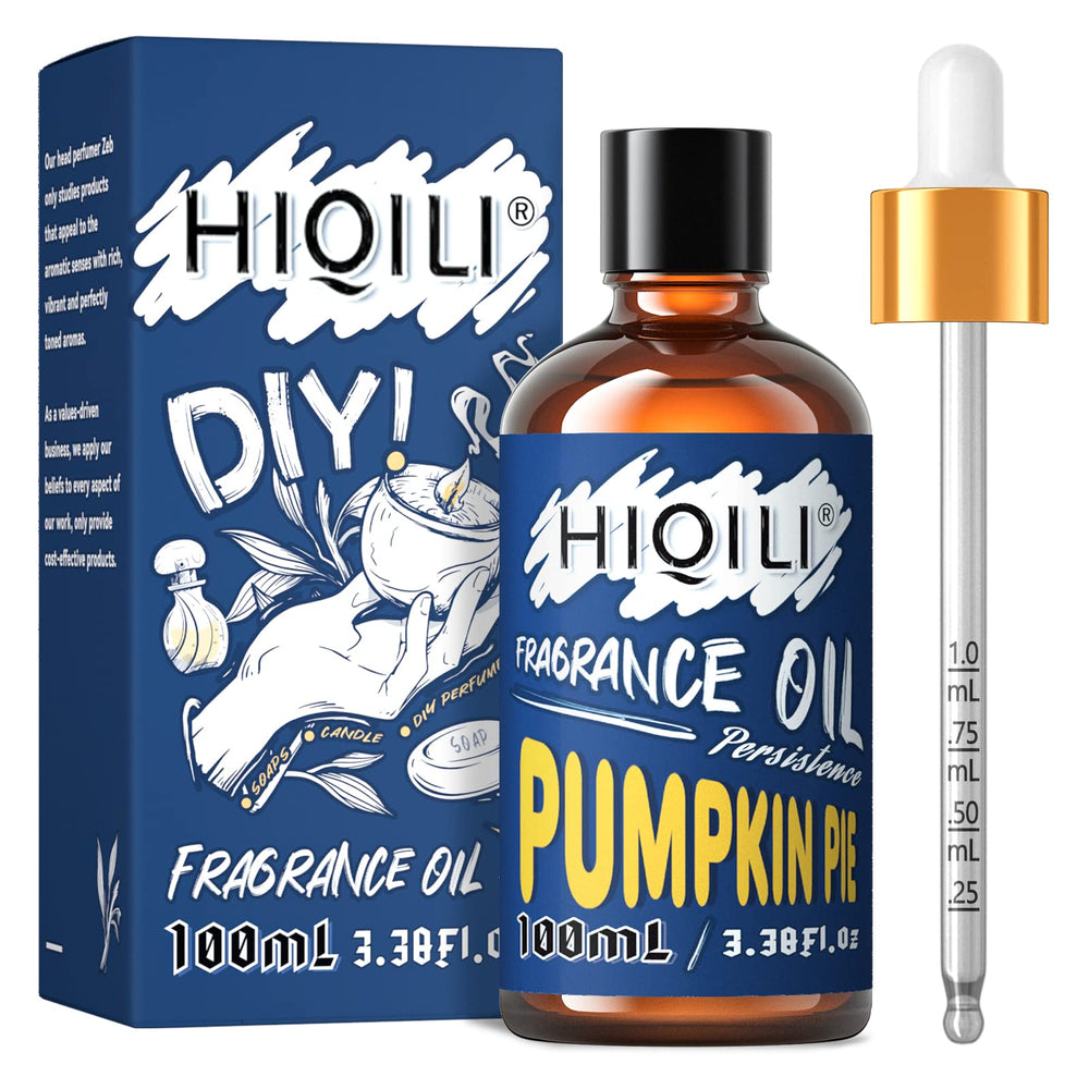 HIQILI Pumpkinpie fragrance oil for diffuser use, delivering cozy autumn ambiance.