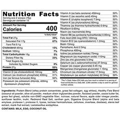 HLTH CODE Complete Meal Shake keto-friendly label for low-carb lifestyle