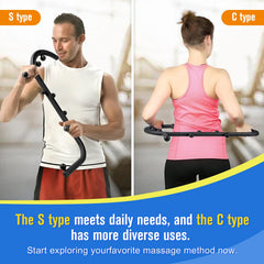 hlthsky back-neck massager with 9 nodes targets tight knots for targeted relief