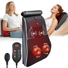 Hlthsky Shiatsu back massager with heat targets back tension for soothing relief.