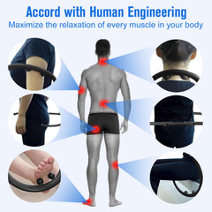 hlthsky three-part design assembles quickly for durable, travel-friendly massager on the go