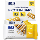 HMR Lemon Bar pack shot showing a convenient 24-count snack option