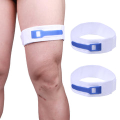 Hnymzwo catheter leg strap on leg securely holds tubes for daily activity.