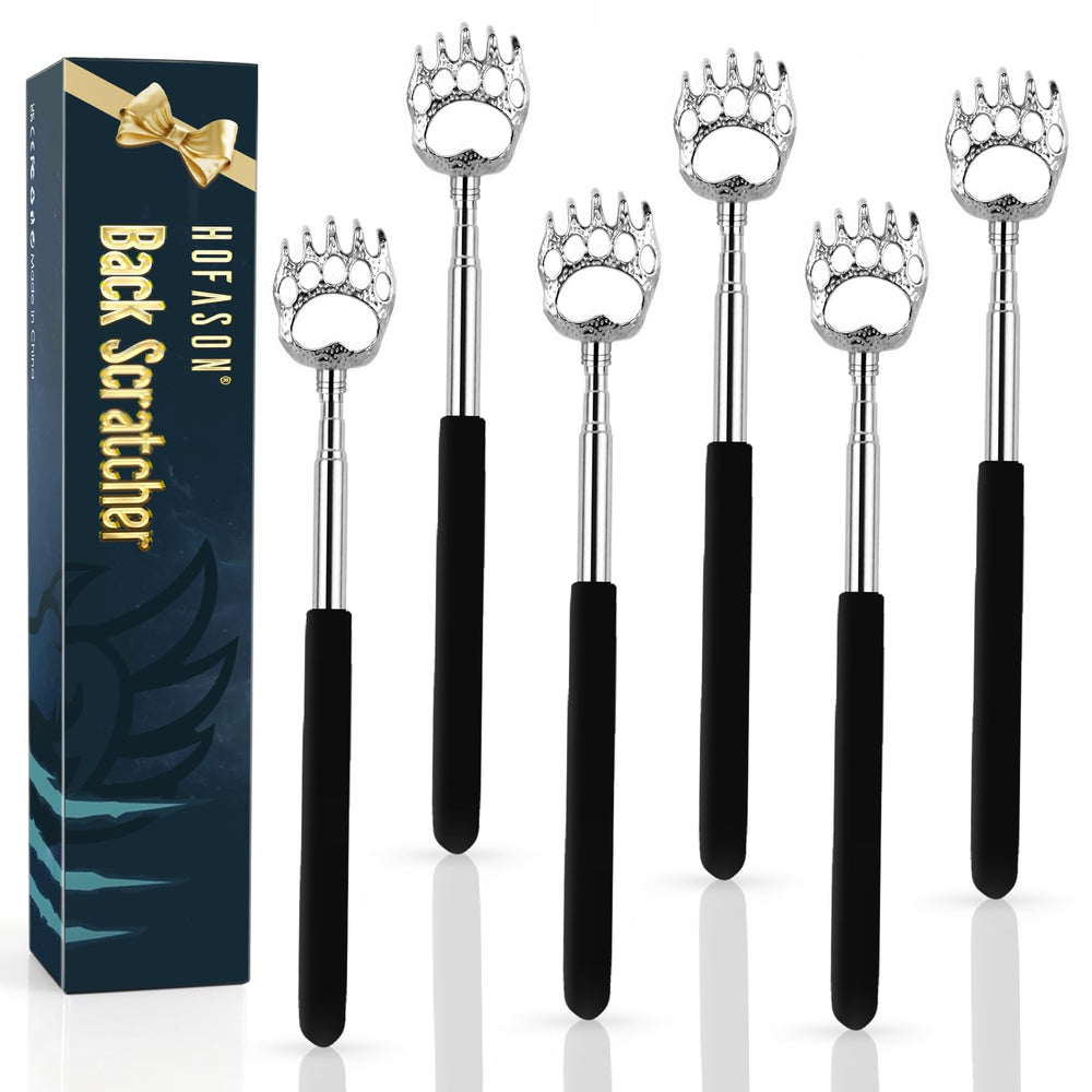 HOFASON back scratcher extended to 23 inches for hard-to-reach areas.
