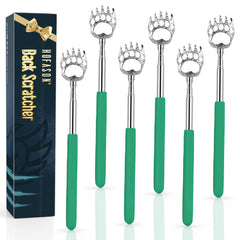 HOFASON extendable green back scratcher for easy reach and comfort