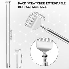 HOFASON back scratcher with pocket clip design for on-the-go convenience