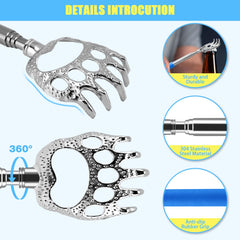 HOFASON back scratcher features rounded prongs for comfortable scratch.