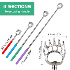 HOFASON bear-claw back scratcher with a gentle, skin-friendly scratch.