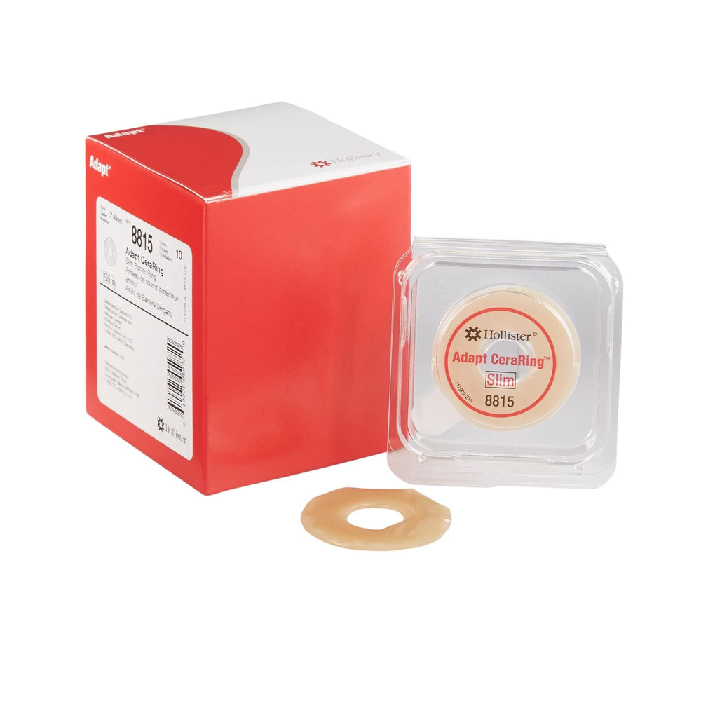 Hollister 8815 Adapt front view barrier ring showing flat seal for secure fit
