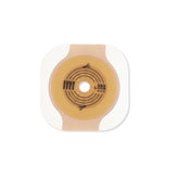 Hollister CeraPlus flat skin barrier with adhesive border in a 5-pack packaging for extended wear