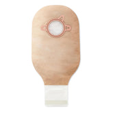 Hollister Rel18194 drainable pouch front view with secure, easy-close mechanism for daily wear.