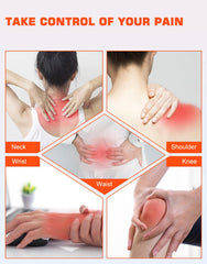 Holsn handheld device in grip, portable for travel-friendly therapy.