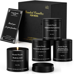 HOMAMAMOON Amber Patchouli candle in matte tin for refined living spaces.