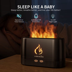 HOMDIS quiet aromatherapy diffuser operates with minimal noise.