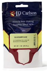 Home Brewing Supplies glucoamylase enzyme bottle for dextrin hydrolysis during mash to fermentable sugars