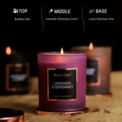Home Lights long-burning candle offers about 30+ hours of fragrance
