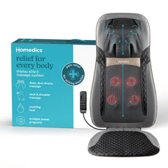 HoMedics back massager cushion with heat for at home relaxation