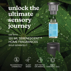 Homedics SereneScent diffuser ambient lights create warm room ambience