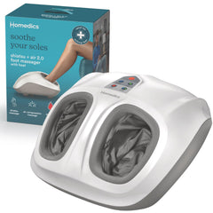 Homedics Shiatsu Air 2.0 foot massager kneading from heel to toe