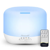 Homeweeks Aromatherapy Diffuser cap close-up showing compact design and 300ml capacity for bedside use.