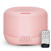 Homeweeks aromatherapy diffuser 500ml pink, ideal for creating ambient scent in large rooms.